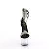 Pleaser - ADORE727RS Sandale à bride à la cheville, Pole dance chaussures - Noir/Transparent Product image